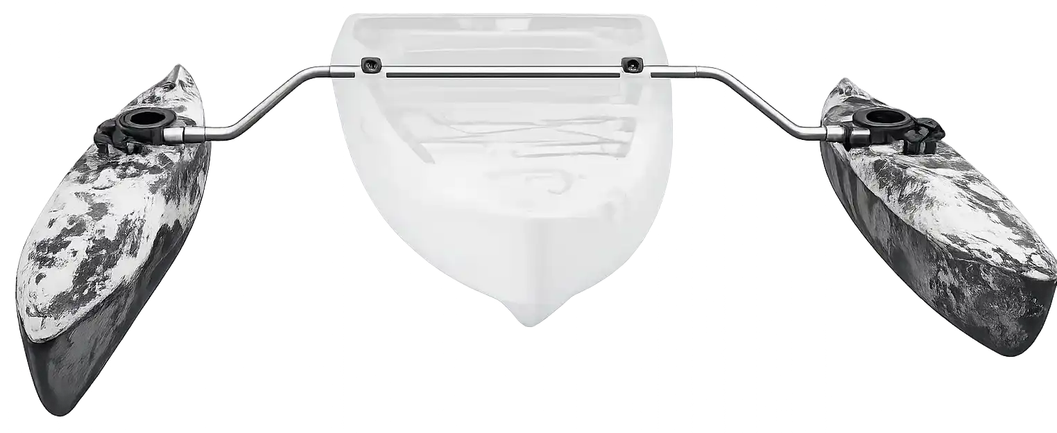 Watersnake Kayak Motor Mount Gunwale Solution