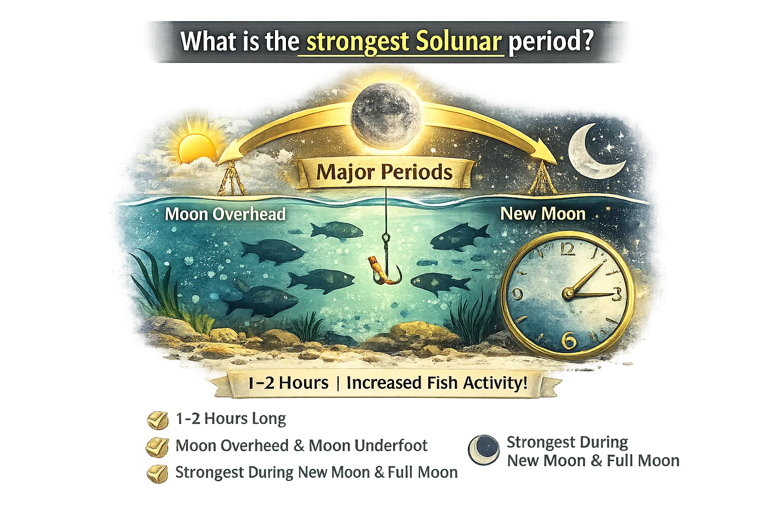 The Strongest Solunar Period