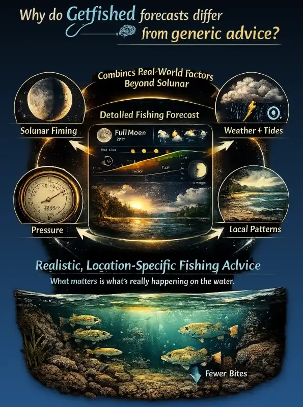 Why Getfished Forecasts Are Different